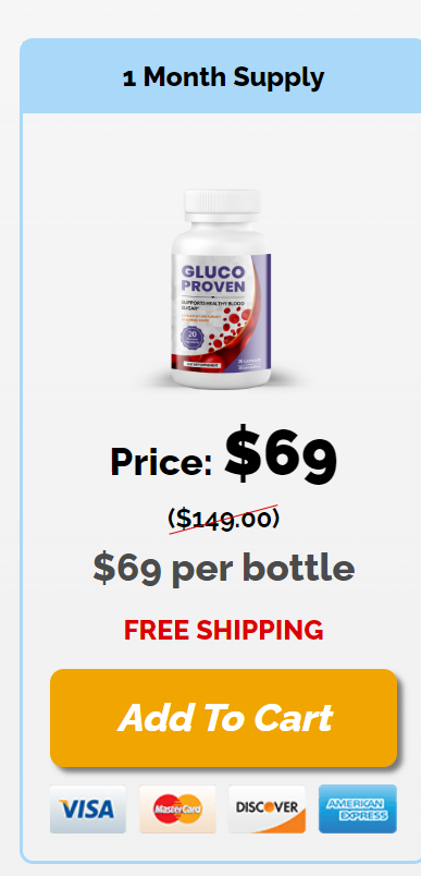 GlucoProven 1 Bottle